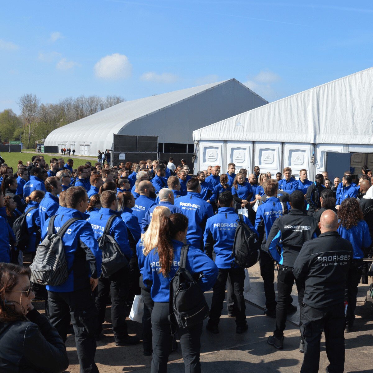 Vacaturecampagne case: PROFI-SEC - Evenementenbeveiliger 1 evenementenbeveiligers briefing1
