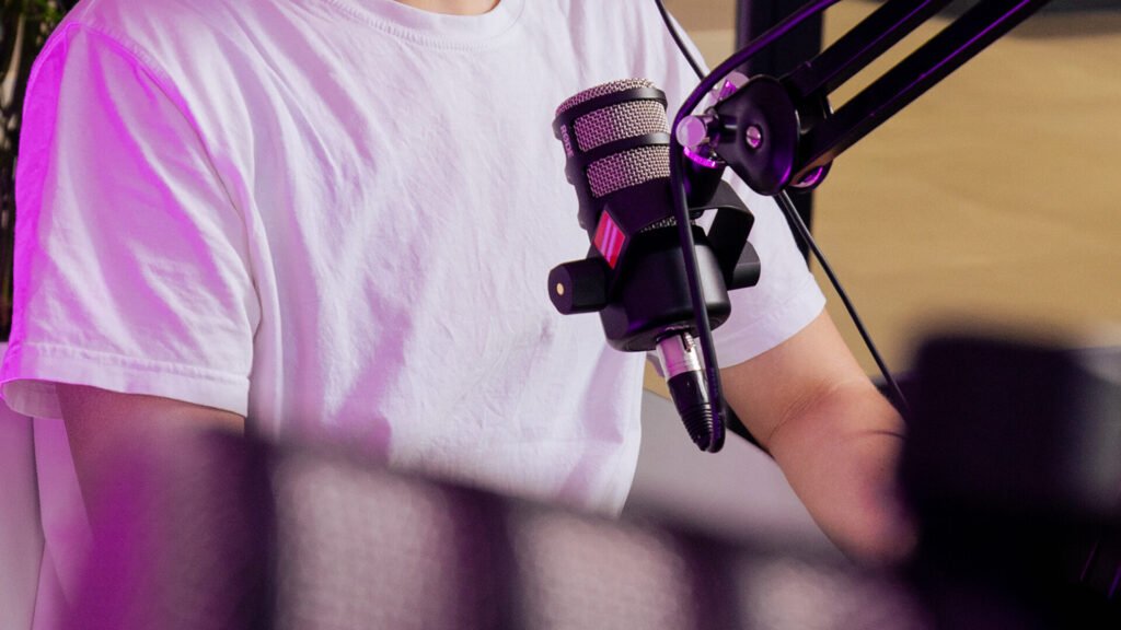 Recruitment podcast 1 foto podcast mic