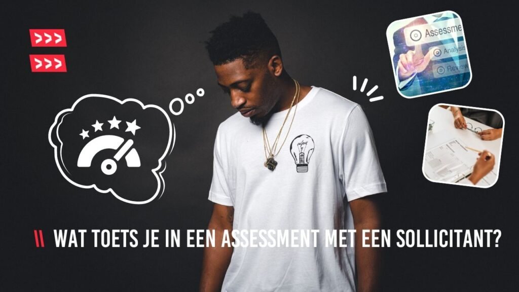 Kandidaat krijgt een assessment voor een sollicitatie