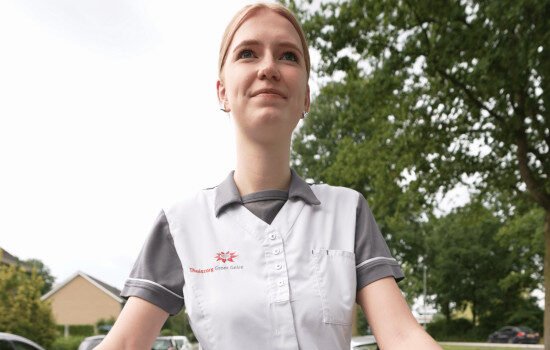 Short content case: Thuiszorg Groot Gelre 2 tiktok recruitment verpleegkundige helpende zorg 551x350 1